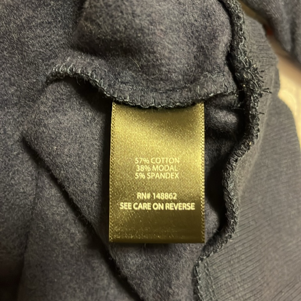 torrid Navy Blue Hooded Sweatshirt with Glitter Drawstrings - Picture 5 of 6